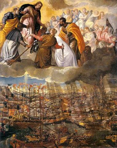 La batalla de Lepanto