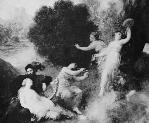 H. Fantin Latour, Tannhäuser sul Venusberg, 1864