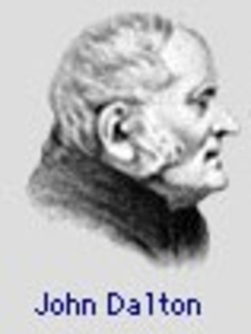 John Dalton revises Democritus' atomic theory