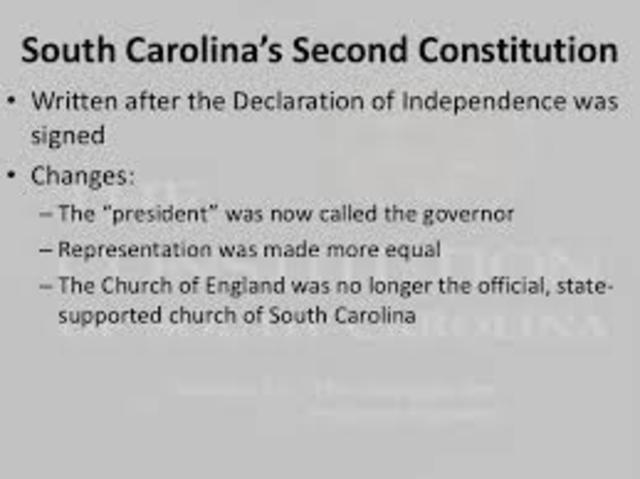 South Carolina 2nd Constitution