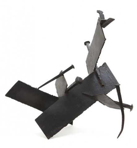 Hierros encontrados y soldados