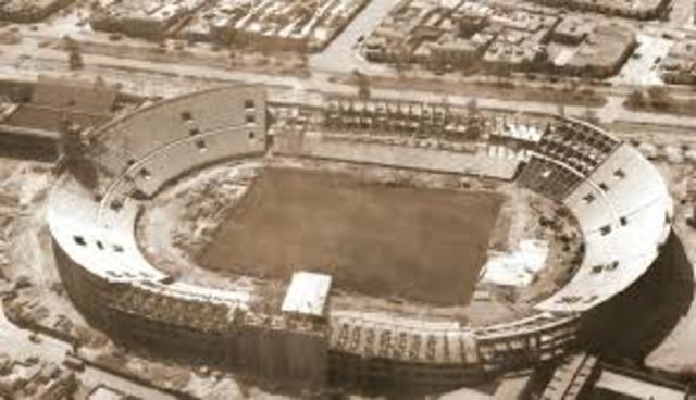 construccion del Estadio  Nacional