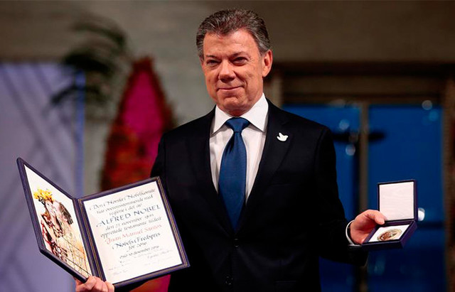 Nobel al presidente Santos