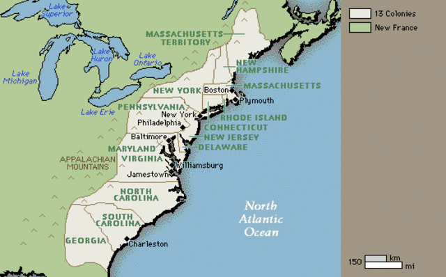 St. Augustine, Jamestown, and Plymouth.