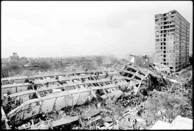 Mexico sufrio un terremoto en 1985