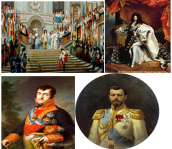 ESTADO MONÁRQUICO ABSOLUTISTA - Del latín “a legibus solutus”:Libre de ataduras legales