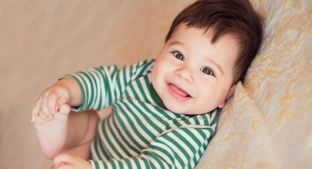 I said my first word, "hey"