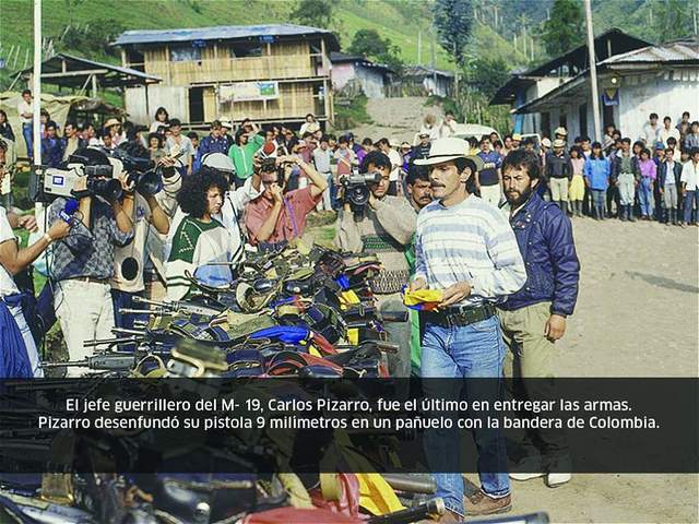 EL M-19 se desmoviliza