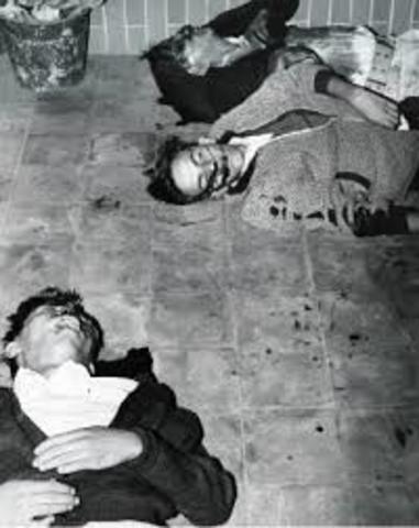 Massacre of students in the Plaza de las Tres Culturas