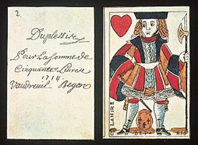 Playing cards currency