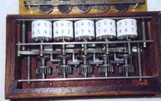 CALCULADORA  AUTOMÁTICA BLAISE PASCAL (1642)