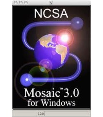 Aparición del navegador web NCSA Mosaic