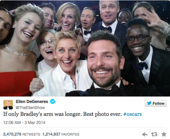 EL TWEET MÁS RETUITEADO DE LA HISTORIA