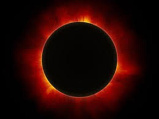 A solar eclipse takes place on August 12.