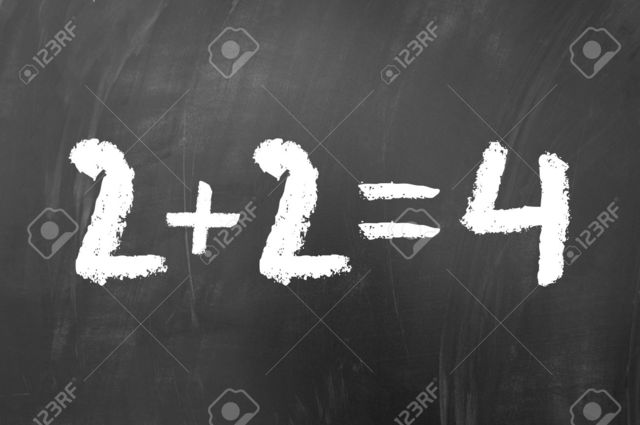 I learn that 2 + 2 = 4