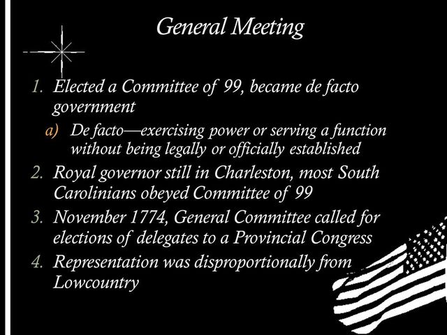 General Meeting elected delegates to the Provincial Congress