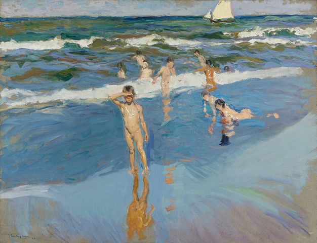 Joaquin Sorolla, Ragazzi sulla spiaggia di Valencia