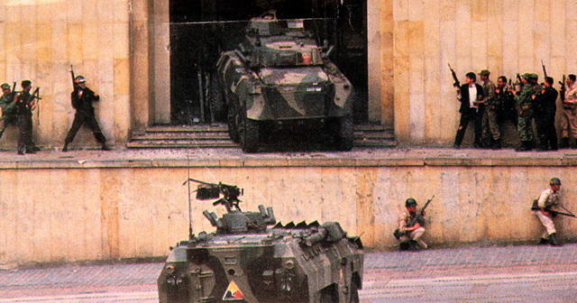 Toma del palacio de justicia.