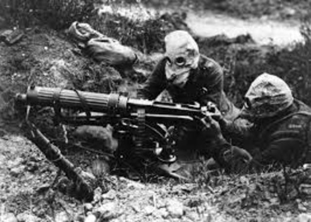 Trench Warfare, Poison Gas, and Machine guns