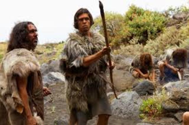 20,000 BCE Homo Neanderthalensis and Homo sapiens appear
