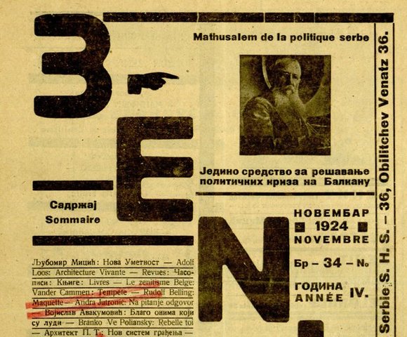 Se publica la revista internacional "Zenit" como manifiesto futurista