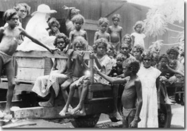 Children that were Aboriginal and Torres Strait Islanders were taken away