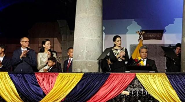 Lenín Moreno ingresó oficialmente a Carondelet como Presidente