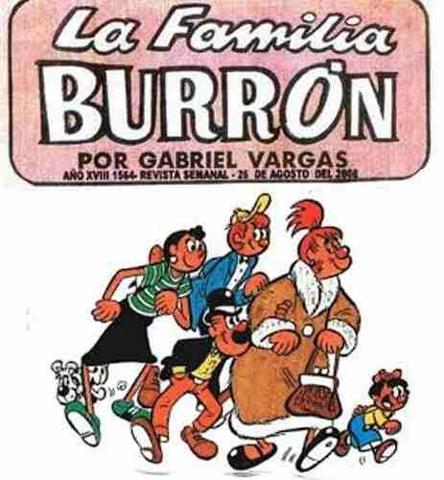 Gabriel Vargas publica el primer número de La familia Burrón