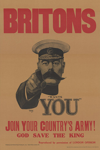 Alfred Leete, cartel de kitchener.