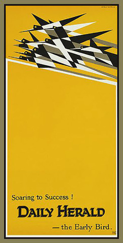 E. McKnight Kauffer, cartel del Dally Herald