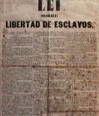 Ley de libertad de los esclavos