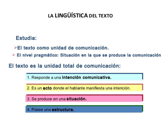 LINGÛISTICA TEXTUAL