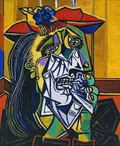 The Weeping Women painted by Picasso
