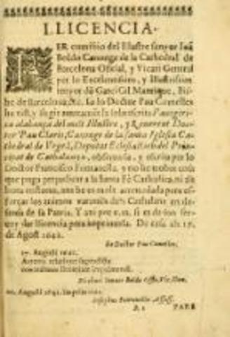 Neix Francesc Fontanella