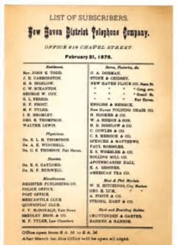 PRIMERA GUIA TELEFÒNICA