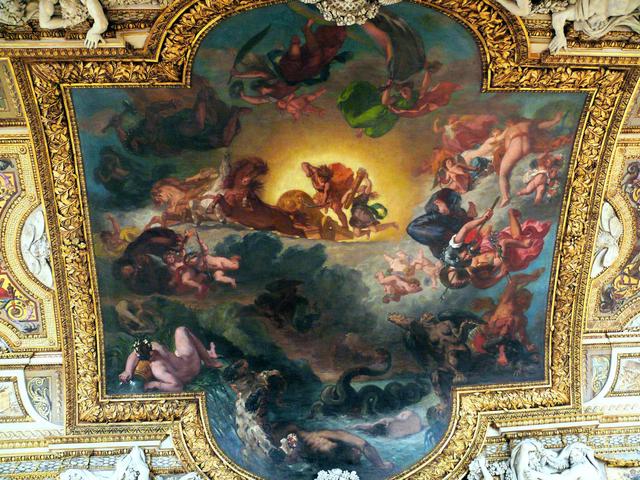 E. Delacroix, Apollo vincitore di Pitone, Parigi, Palazzo del Louvre, 1850-51