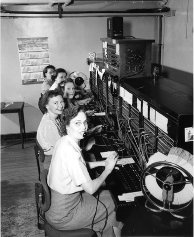 The first public telephone exchange