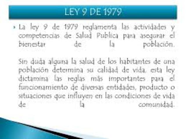 LEY 9 DEL 79
