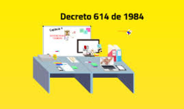 decreto 614 de 1984