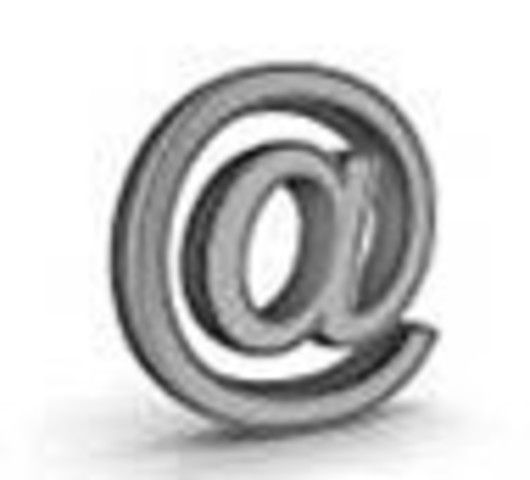 Es creado el correo electrónico mail por Ray Tomlinson en BBN. El símbolo @ es escogido para significar “en”