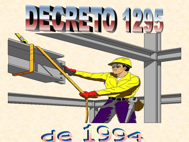 DECRETO DE  1295 DE 94