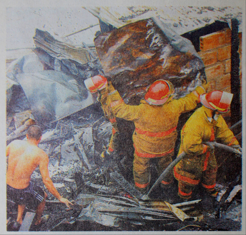 Fatal saldo en incendio en el sector Oasis