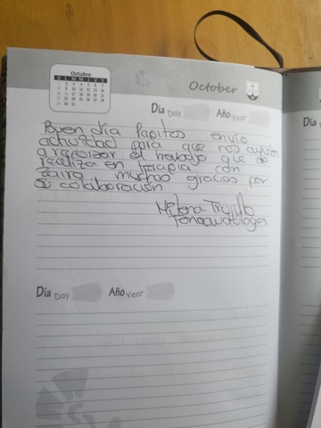 Plan casero, para la semana de receso escolar.