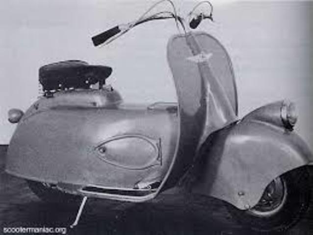 la creacion de la scooter