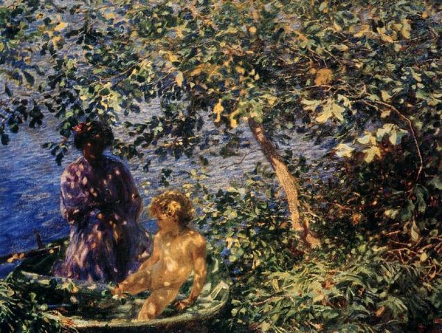 Plinio Nomellini, Mamma e bimbo, 1908 ca