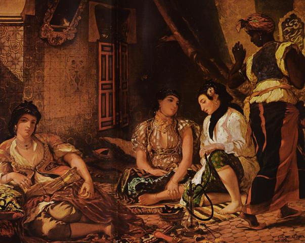 E. Delacroix, Donne di Algeri nelle loro stanze, 1834