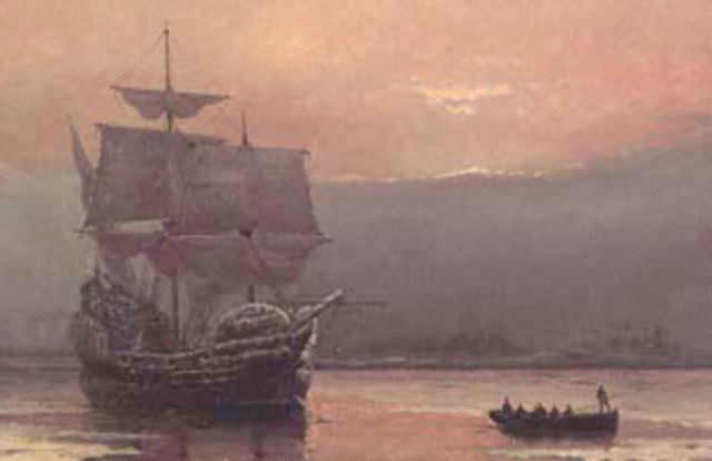 The voyage of the Mayflower