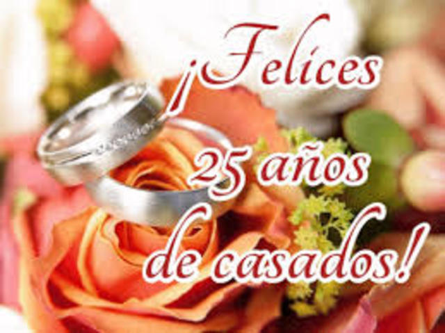 las bodas de plata de mis padres