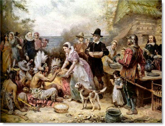 Pilgrims and Native Americans