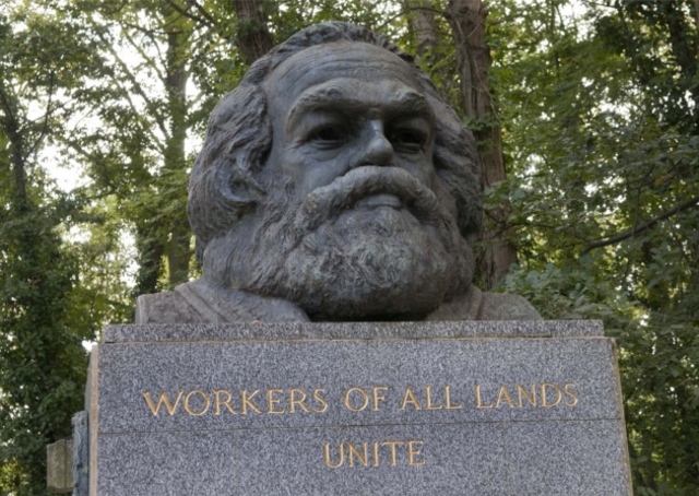 Monument Erected at Marx's Grave